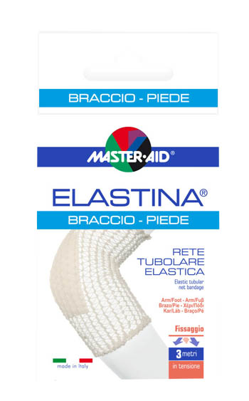 RETE TUBOLARE ELASTICA IPOALLERGENICA MASTER-AID ELASTINA BRACCIO/PIEDE 3 MT IN TENSIONE CALIBRO 4 CM - Luckyfarma.it
