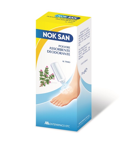 NOK SAN POLVERE ASSORBENTE DEODORANTE 75 G - Luckyfarma.it