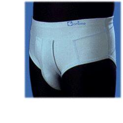 ORIONE 515 CINTOSLIP ERNIARIO UOMO APERTO CON PELOTTE IN COTONE BIANCO 7 - Luckyfarma.it