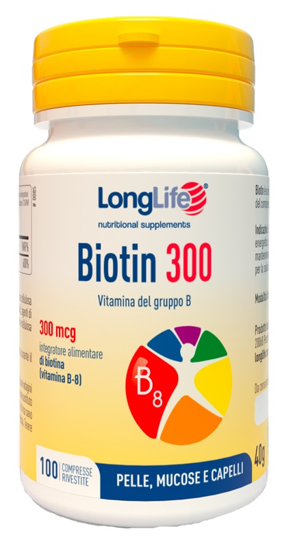 LONGLIFE BIOTIN 100 COMPRESSE - Luckyfarma.it
