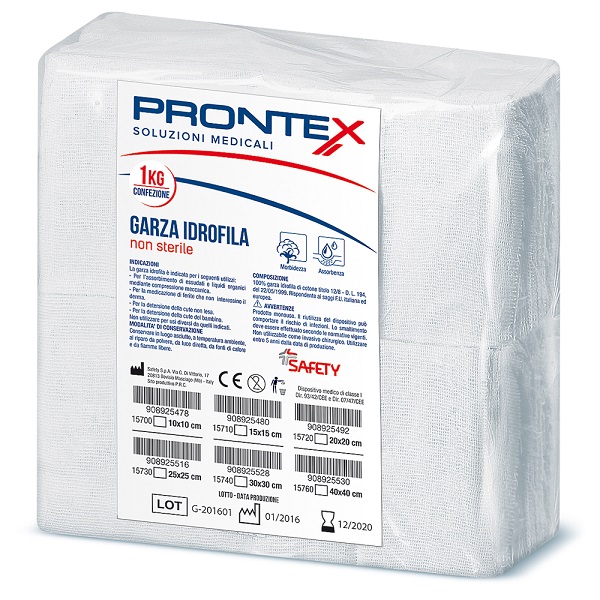 PRONTEX GARZA 15X15CM 1KG - Luckyfarma.it