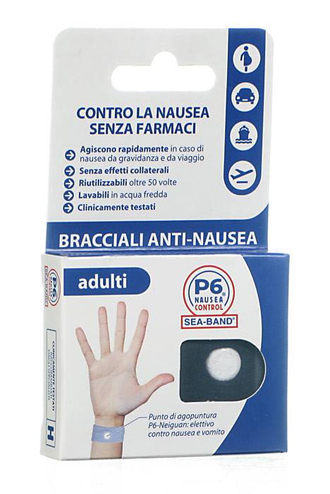 BRACCIALE ANTI NAUSEA PER ADULTI P6 NAUSEA CONTROL 2 PEZZI - Luckyfarma.it