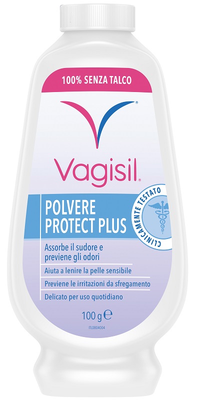 VAGISIL POLVERE PROTECT PLUS IGIENE FEMMINILE 100 G - Luckyfarma.it