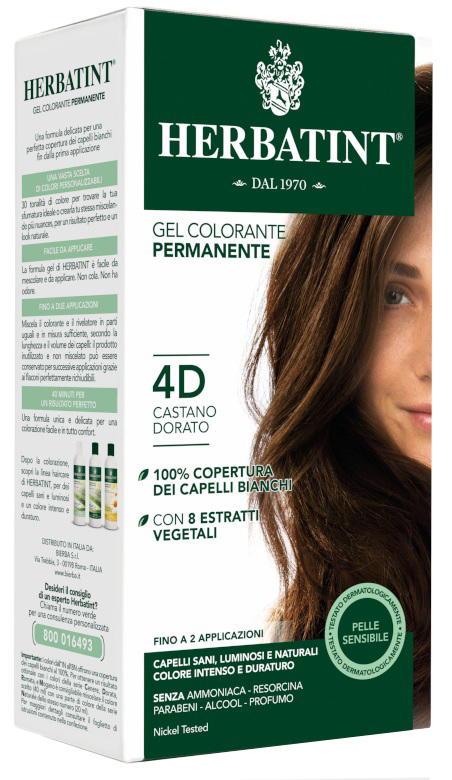 HERBATINT 4D CASTANO DORATO 150 ML - Luckyfarma.it