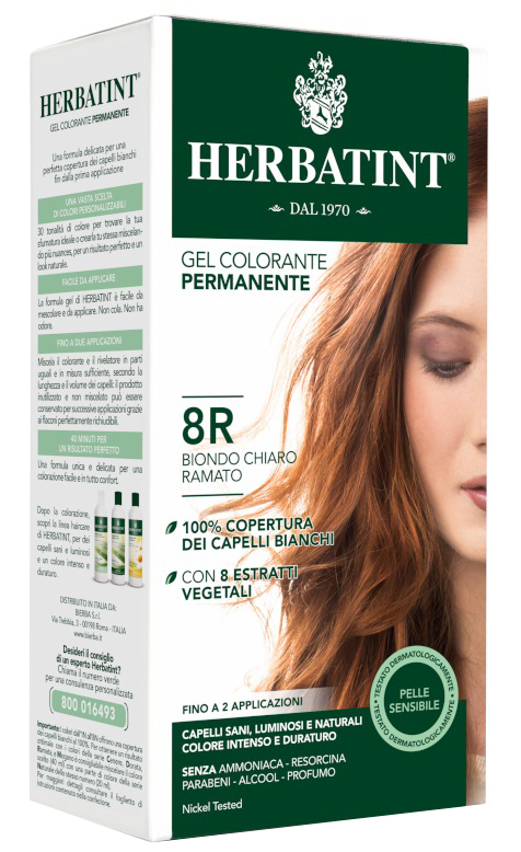 HERBATINT 8R BIONDO CHIARO RAMATO 150 ML - Luckyfarma.it