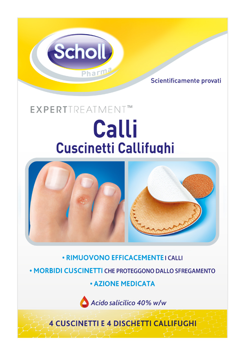 CEROTTO CALLIFUGO CALLI DURI 4 CEROTTI + 4 DISCHETTI - Luckyfarma.it