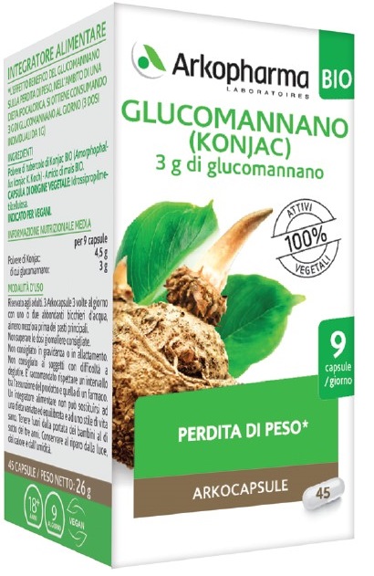 ARKO CAPSULE GLUCOMANNANO 45 CAPSULE - Luckyfarma.it