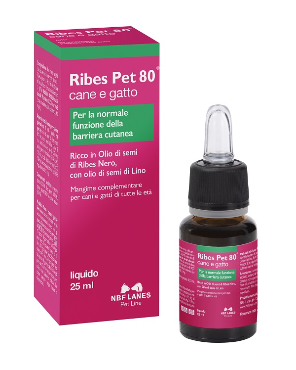 RIBES PET 80 GOCCE OLIO 25 ML CON CONTAGOCCE - Luckyfarma.it