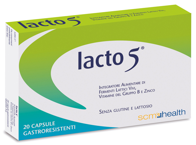 LACTO 5 20 CAPSULE - Luckyfarma.it