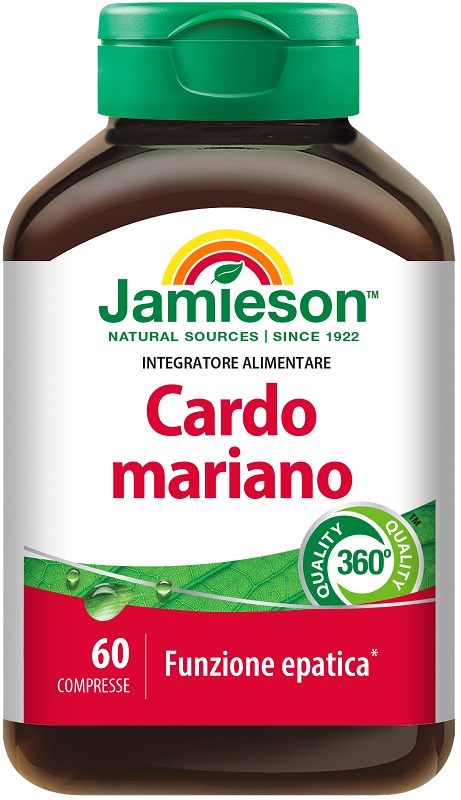 CARDO MARIANO MILK THISTLE JAMIESON 60 COMPRESSE - Luckyfarma.it