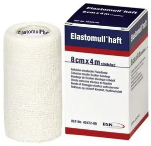 BENDA ELASTICA AUTOADESIVA ELASTOMULL HAFT BLU 8X400 CM - Luckyfarma.it