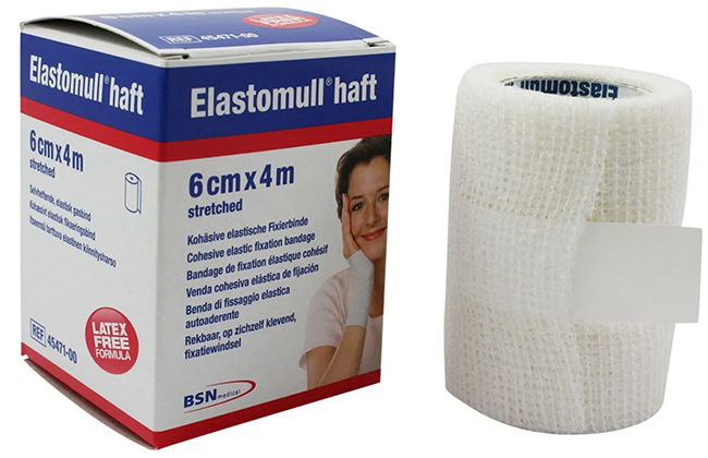 BENDA ELASTICA AUTOADESIVA ELASTOMULL HAFT BLU 6X400 CM - Luckyfarma.it