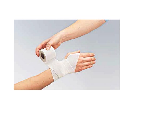 BENDA ELASTICA MEDICATA AUTOADESIVA FORTELAST PLUS CON OSSIDO DI ZINCO 10X450 CM - Luckyfarma.it