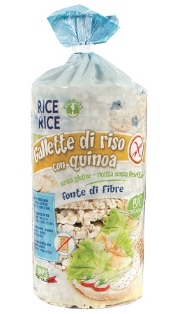 RICE&RICE GALLETTE DI RISO CON QUINOA 100 G SENZA LIEVITO - Luckyfarma.it