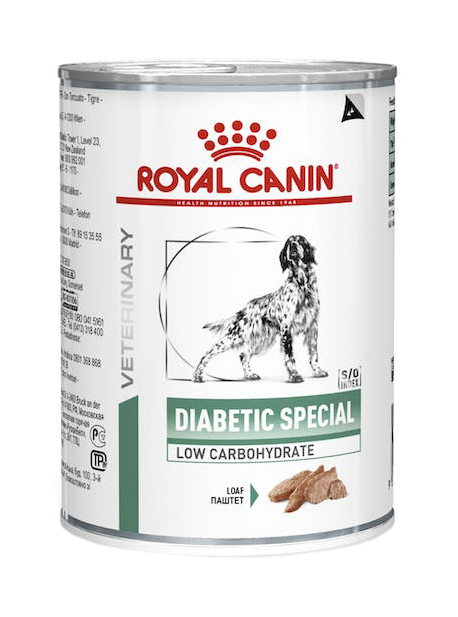 VETERINARY DIET WET DOG DIABETIC SPECIAL LOW CARBOHYDRATE 410 G - Luckyfarma.it