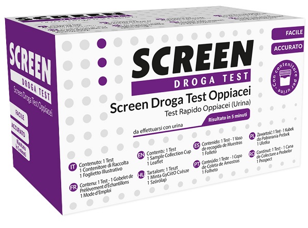 DROGA TEST CHE RILEVA UNA SOSTANZA OPPIACEI EROINA SCREEN DROGA TEST OPPIACEI - Luckyfarma.it