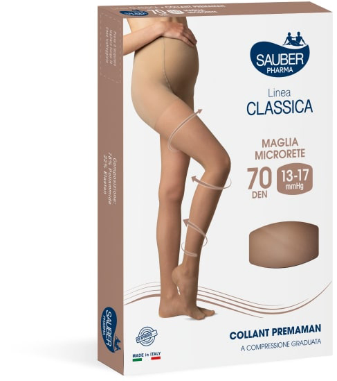 SAUBER COLLANT 70 DENARI PREMAMAN MAGLIA MICRORETE NEUTRO BEIGE 3 LINEA CLASSICA - Luckyfarma.it