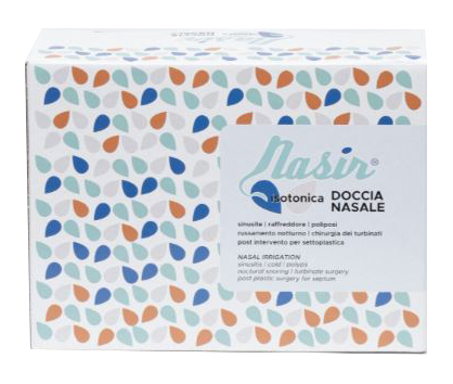 SOLUZIONE FISIOLOGICA ISOTONICA STERILE NASIR IN SCATOLA CON6 SACCHE VERSIONE LUER LOCK DA 500ML - Luckyfarma.it