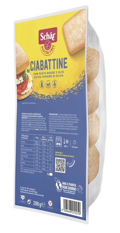 SCHAR CIABATTINA 200 G - Luckyfarma.it