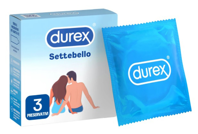 PROFILATTICO DUREX SETTEBELLO CLASSICO 3 PEZZI - Luckyfarma.it