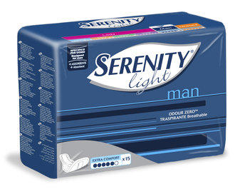 PANNOLINO SERENITY LIGHT MAN EXTRA COMFORT 15 PEZZI - Luckyfarma.it