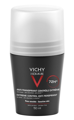 VICHY HOMME DEO ROLL-ON ANTI-TRASPIRANTE 50 ML - Luckyfarma.it