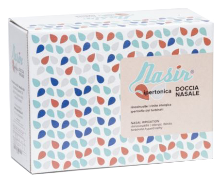 NASIR LAVAGGIO NASALE SOLUZIONE IPERTONICA KIT COMPOSTO DA 3 SACCHE 250 ML + 3 BLISTER - Luckyfarma.it