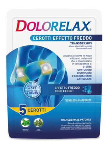 DOLORELAX CEROTTO EFFETTO FREDDO 5 PEZZI - Luckyfarma.it