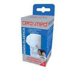 BENDA ELASTICA CEROXMED 10X450 CM CON GANCIO 1 PEZZO - Luckyfarma.it