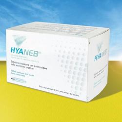SOLUZIONE IPERTONICA DA NEBULIZZARE HYANEB SODIO CLORURO 7%  ACIDO IALURONICO 0,1% 30 FIALE 5 ML - Luckyfarma.it