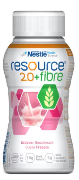 RESOURCE 2,0 + FIBRE FRAGOLA 200 ML - Luckyfarma.it