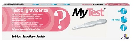 TEST DI GRAVIDANZA RAPIDO HCG MYTEST 1 PEZZO - Luckyfarma.it