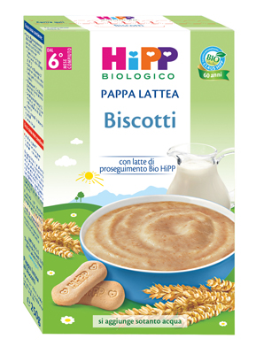 HIPP BIO PAPPA LATTEA BISCOTTI 250 G - Luckyfarma.it