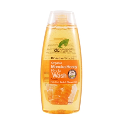 DR ORGANIC MANUKA HONEY MIELE DI MANUKA BODY WASH DETERGENTE CORPO 250 ML - Luckyfarma.it