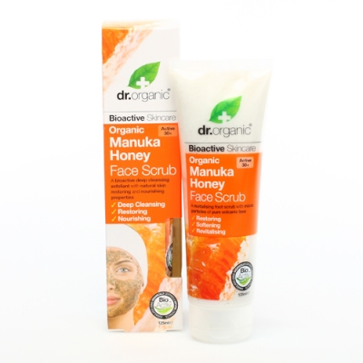 DR ORGANIC MANUKA HONEY FACE SCRUB 125 ML - Luckyfarma.it
