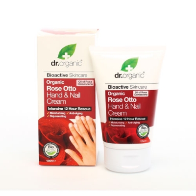 DR ORGANIC ROSE OTTO ROSA HAND NAIL CREAM CREMA MANI 125 ML - Luckyfarma.it