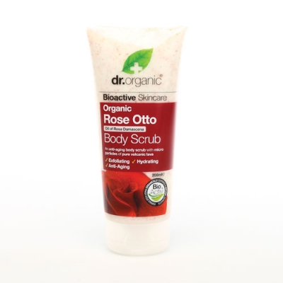DR ORGANIC ROSE OTTO ROSA BODY SCRUB CORPO 200 ML - Luckyfarma.it