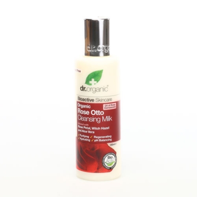DR ORGANIC ROSE OTTO ROSA CLEANSING MILK LATTE DETERGENTE 150 ML - Luckyfarma.it