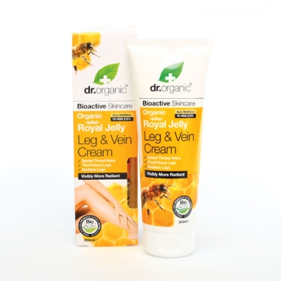 DR ORGANIC ROYAL JELLY PAPPA REALE LEG VEIN CREAM CREMA GAMBE 200 ML - Luckyfarma.it