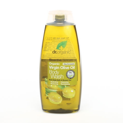 DR ORGANIC VIRGIN OLIVE OIL OLIO DI OLIVA BODY WASH DETERGENTE CORPO 250 ML - Luckyfarma.it