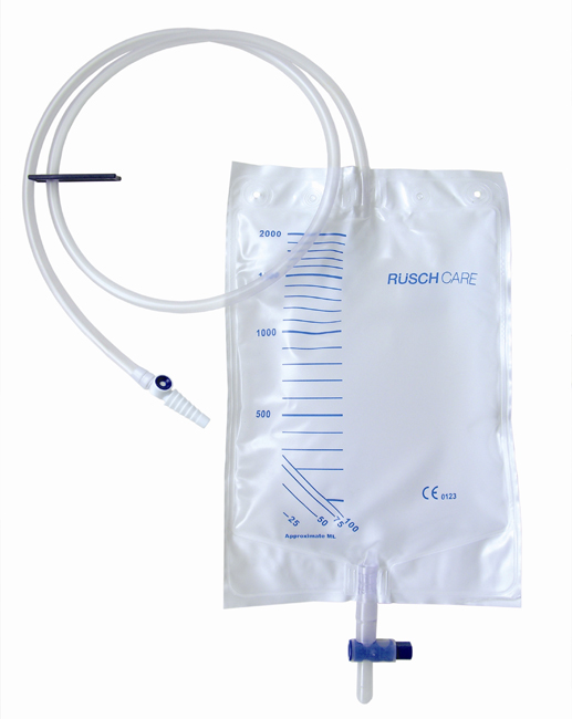 SACCA DI DRENAGGIO LETTO PER INCONTINENZA 2000ML IN PVC CON VALVOLA DI NON RITORNO E SCARICO STERILE CON TUBO DI RACCORDO 120CM 1 PEZZO RIUTILIZZABILE - Luckyfarma.it