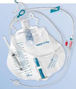 CATETERE IN SILICONE SCANALATO PROFILCATH PRECONNESSO CH16 LUNGHEZZA 40CM + SACCA DI DRENAGGIO DA 2000ML GRADUATA CON TUBO DI SCARICO ELASTICO E CHIUSURA A MORSETTO - Luckyfarma.it