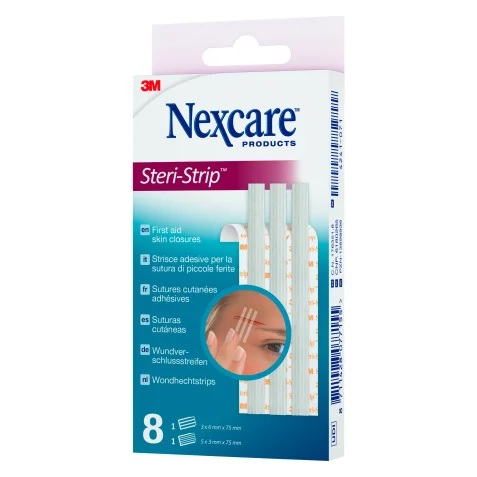 CEROTTO PER SUTURA NEXCARE STERISTRIP 6X75 MM + 3X75 MM - Luckyfarma.it