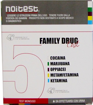 TEST DROGHE FAMILY DRUG TEST 1 PEZZO - Luckyfarma.it