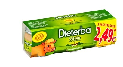 DIETERBA OMOGENEIZZATO VITELLO 3 PEZZI 80 G - Luckyfarma.it
