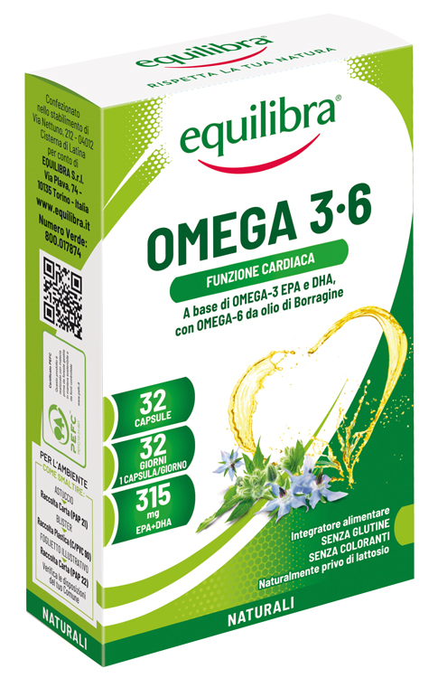OMEGA 3-6 32 PERLE - Luckyfarma.it