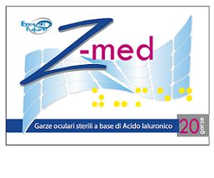 GARZA OCULARE Z MED MEDICATA CON ACIDO IALURONICO STERILE 20 BUSTE - Luckyfarma.it