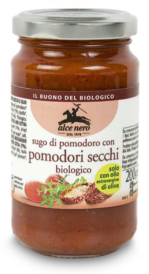SALSA CON POMODORI SECCHI BIO 200 G - Luckyfarma.it