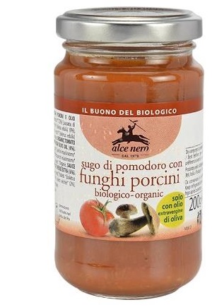 SUGO DI POMODORO CON FUNGHI PORCINI BIO 200 G - Luckyfarma.it