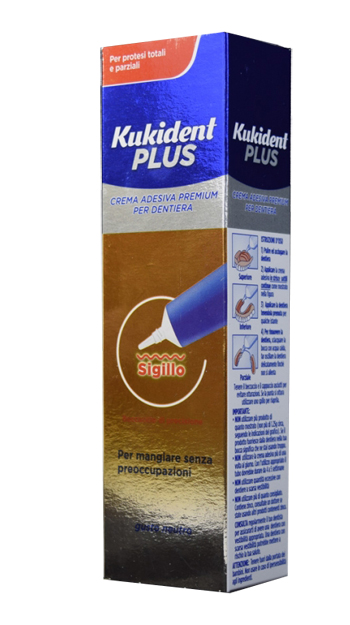 KUKIDENT SIGILLO CREMA ADESIVA PER PROTESI DENTARIE 40 G - Luckyfarma.it